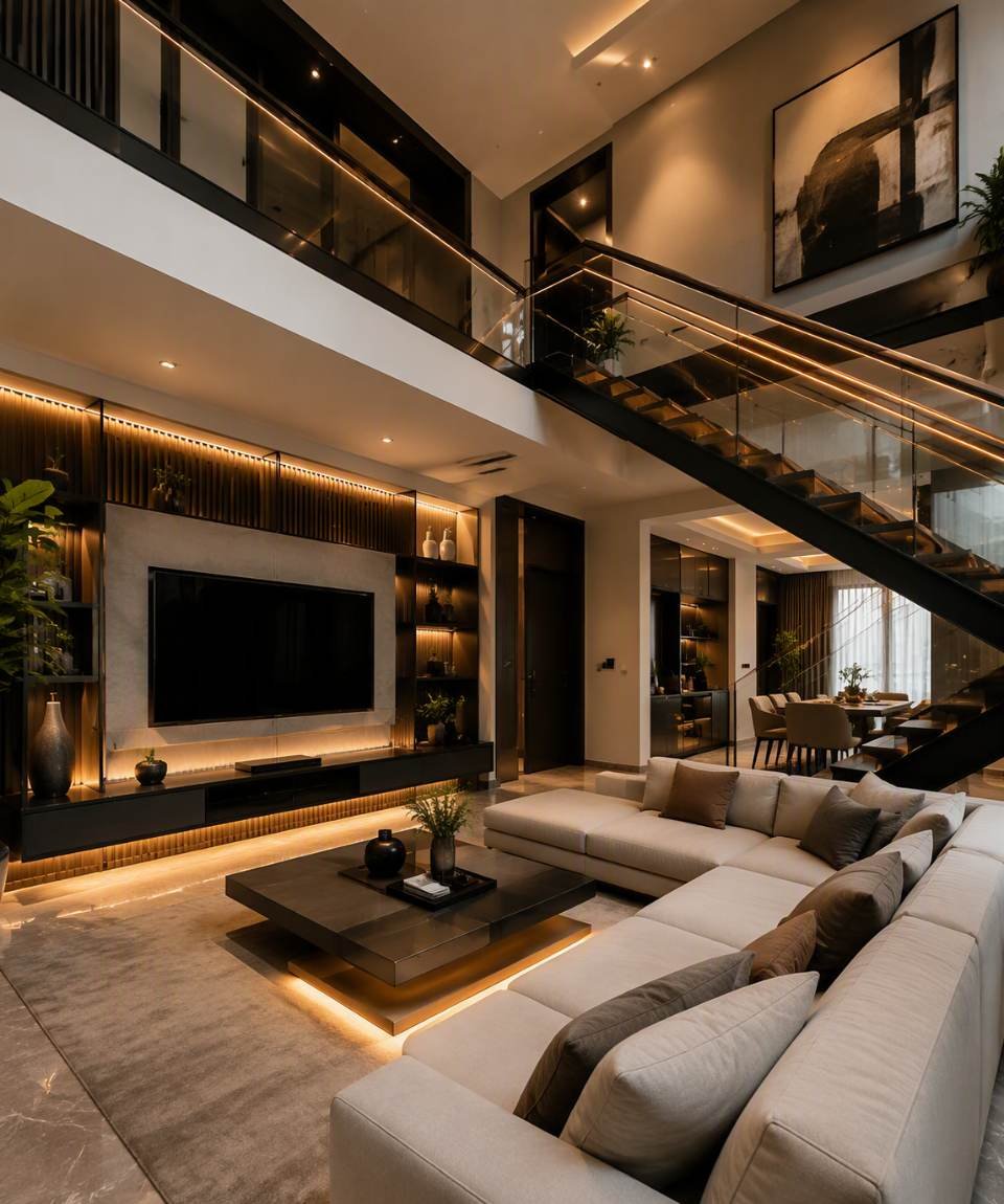 Lounge and Stair Hall