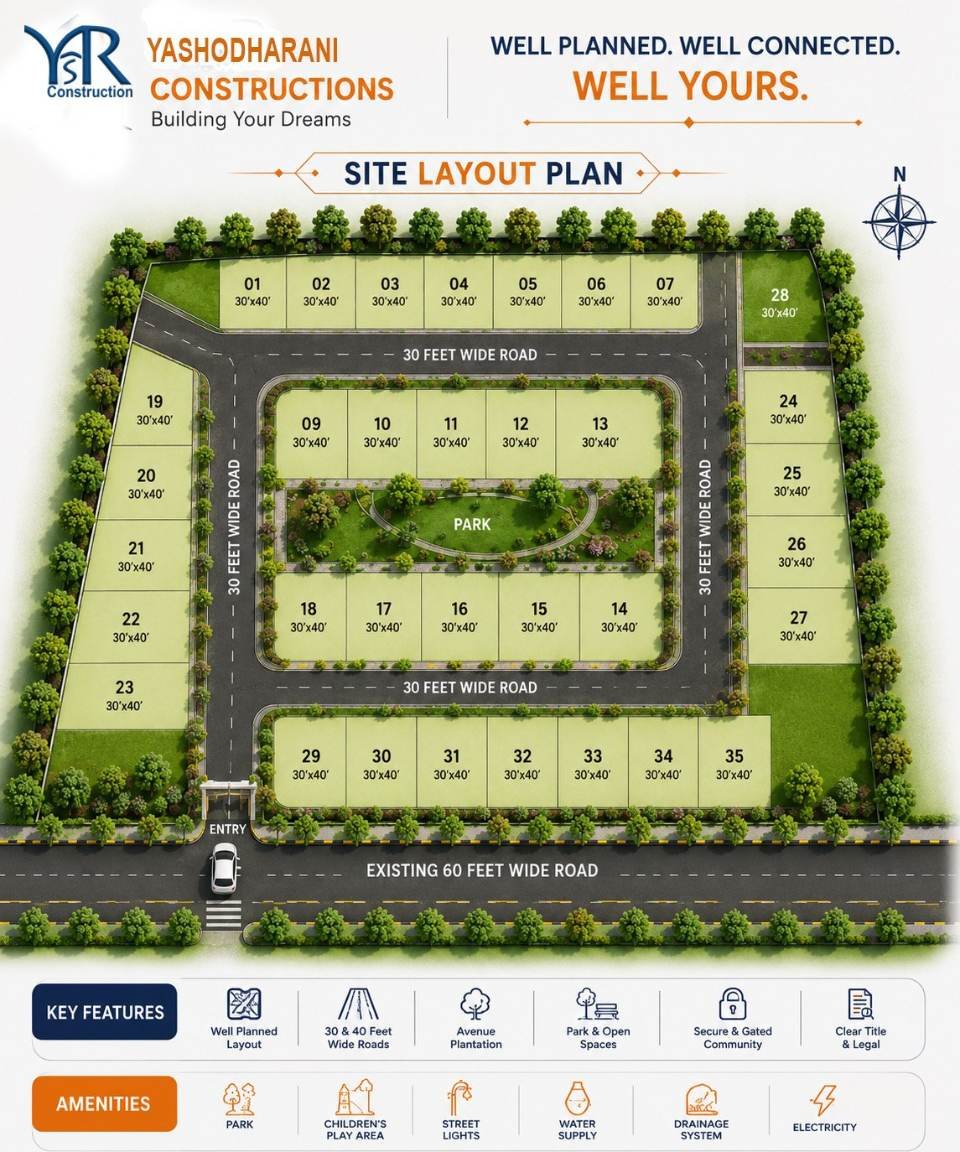 YSR Residential Layout
